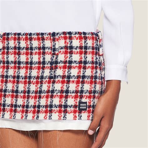 new miu mini skirt